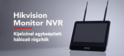 Hikvision kijelzővel egybeépített NVR-ek tesztje
