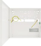 Vertical closable wall mount cabinet for DVR/NVR devices; max. fixing size: 375x335x95 mm; white