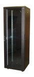 26U inorax-ST 19" 600x1000 mm floor standing rack cabinet; with glass door