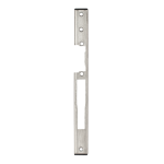 Narrow lock cover plate for DORCAS locks; for plastic door; right-handed