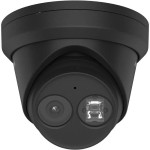 4 MP WDR fix EXIR IP turret camera; built-in microphone