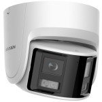 6 MP AcuSense fix IP panoramic turret camera; built-in microphone; light/sound alarm; alarm I/O