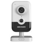 4 MP WDR indoor fix EXIR IP cube camera with PIR sensor; built-in microphone and loudspeaker