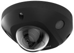 6 MP WDR fix EXIR IP mini dome camera; microphone; audio I/O; alarm I/O; black