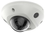 2 MP WDR fix EXIR IP mini dómkamera; beépített mikrofon; hang I/O; riasztás I/O