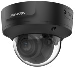 4 MP WDR motoros zoom EXIR IP dómkamera; hang I/O; riasztás I/O; fekete