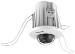 4 MP AcuSense WDR fix IP mini dome camera; microphone; in ceiling recessed