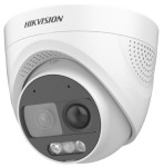 2 MP ColorVu THD WDR fix turret camera; flashing light and acoustic alarm; microphone; PIR