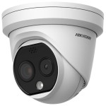 IP thermal (256x192) 90°x65.4° and optical (4 MP) camera; -20°C-150°C; flashing light/acoustic alarm
