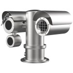 IP hő- (640x512)24.9°x20° és 4MP (6mm-240mm) WDR EXIR forgózsámolyos kamera; ±2°C; -20°C-550°C