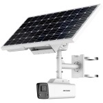 4 MP WDR fix ColorVu IP solar power bullet camera; optical, 4G; built-in battery (2x8.4 Ah)