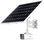 8 MP WDR fix ColorVu AcuSense IP solar-powered bullet camera; optical, 4G; without battery