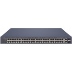 52 portos Gbit PoE switch (470 W); 48 PoE +/ 2 RJ45 + 2 SFP uplink port; smart menedzselhető