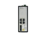 6-port industrial Gbit PoE switch (120 W); 4 PoE+/ 2 SFP uplinks; managed