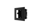 Condominium IP video intercom mounting frame for recessing; 1-module version; black