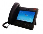 Touch screen SIP telephone; 7" IPS display; 1024x600; Android 9.0; with built-in camera