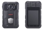 Handheld body camera; with LCD display, built-in WiFi and LTE modem