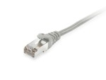 SFTP patch cable; cat6; LSOH; double shielded; grey; 0.5 m