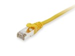 SFTP patch kábel; cat6; LSOH; duplán árnyékolt; sárga; 2 m