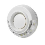 Cerberus FIT címzett hang-fényjelző; fehér LED; fehér