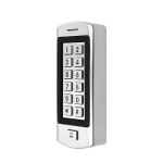 Card reader and code lock; stand-alone; vandal-proof; water resistant (water drops only); IP66