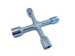 Szalkay cross wrench; 4 different keys for ELMŰ standards