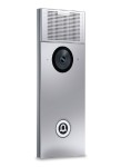 Outdoor SIP intercom with camera; illuminated push button; stainless steel casing; vandal-proof