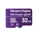 WD Purple 32GB micro SD kártya; microSDHC; Class 10 UHS-I; 24/7; 100MB/s-60MB/s