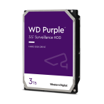 WD Purple; 3 TB biztonságtechnikai merevlemez; 24/7 alkalmazásra; nem RAID kompatibilis