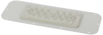 Lemez 25 membránátvezetővel az AWOH sorozatú házakhoz; 360 x 27 x 130mm