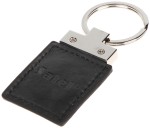 Proximity tag; key ring mount; leather effect; 125 kHz