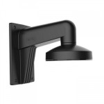 Wall mount bracket for dome cameras; black