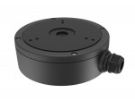Junction box for dome cameras; black