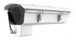 Outdoor camera housing; with heating and wiper