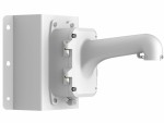 Outdoor wall mount bracket for 5" speed dome; with junction box and corner mount bracket