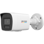 2 MP WDR fix ColorVu IP csőkamera; IR/láthatófény; beépített mikrofon