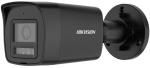 4 MP fix EXIR IP mini csőkamera; IR/láthatófény; beépített mikrofon; fekete