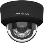 4 MP fix EXIR IP dómkamera; IR/láthatófény; beépített mikrofon; fekete