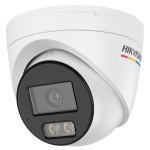 4 MP WDR fix ColorVu IP turret kamera; IR/láthatófény; beépített mikrofon