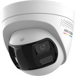 6 MP WDR fix ColorVu IP turret kamera; IR/láthatófény; fény és hangriasztás; beépített mikrofon