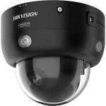 4 MP AcuSense WDR motoros IP PTRZ dómkamera; IR/láthatófény; beépített mikrofon; fekete