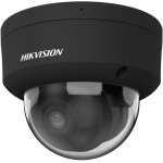 8 MP AcuSense WDR fix EXIR IP dome camera; audio I/O; alarm I/O; built-in microphone; black