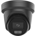 12 MP WDR fix AcuSense IP turret kamera; IR/láthatófény; beépített mikrofon NEMA 4X; fekete