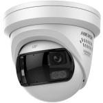 12 MP fixed ColorVu AcuSense IP panoramic turret camera; IR/white light; light and sound alarm