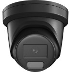 8 MP WDR fix EXIR AcuSense IP turret camera; built-in microphone; light/sound alarm; black