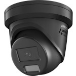 4 MP WDR fix ColorVu IP turret kamera;IR/láthatófény;fény-és hangriasztás;beépített mikrofon; fekete