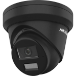 8 MP AcuSense WDR fix IP turret kamera; IR/láthatófény; beépített mikrofon; fekete