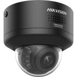 4MP AcuSense WDR motoros IP PTRZ dómkamera;hang I/O;riasztás I/O;fény-és hangriasztás;NEMA 4X;fekete