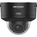 4 MP ColorVu WDR motoros IP PTRZ dómkamera; IR/láthatófény; hang I/O; riasztás I/O; fekete