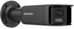 16 MP fix ColorVu AcuSense IP panoráma csőkamera; IR/láthatófény; fény- és hangriasztás; fekete